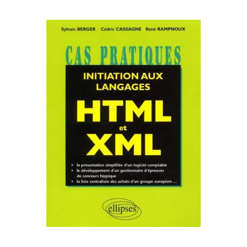 Initiation aux langages HTML et  XML