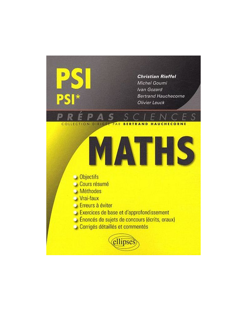 Mathématiques PSI/PSI*