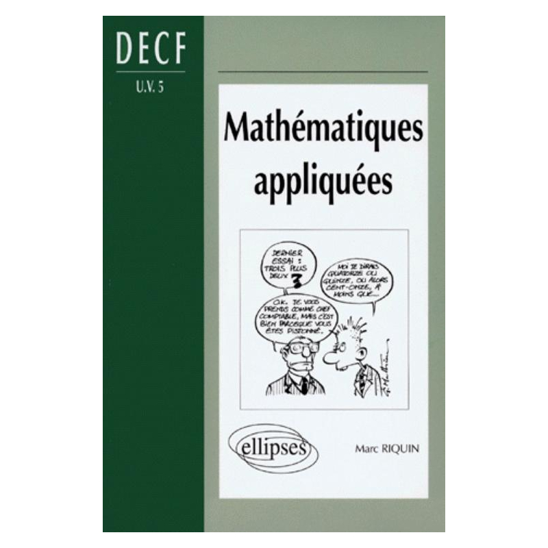 Mathématiques appliquées - DECF (U.V - n°5) (DESCF-MSTCF-MSG)
