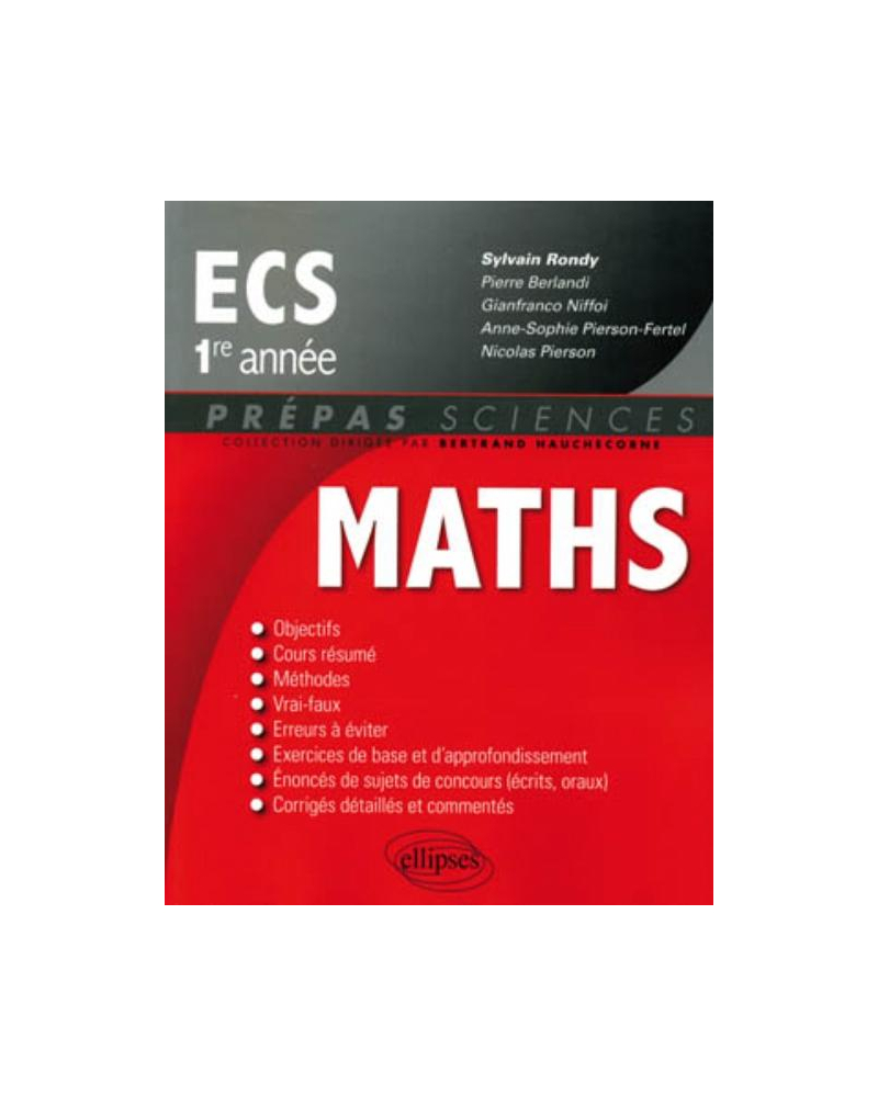 Mathématiques ECS-1