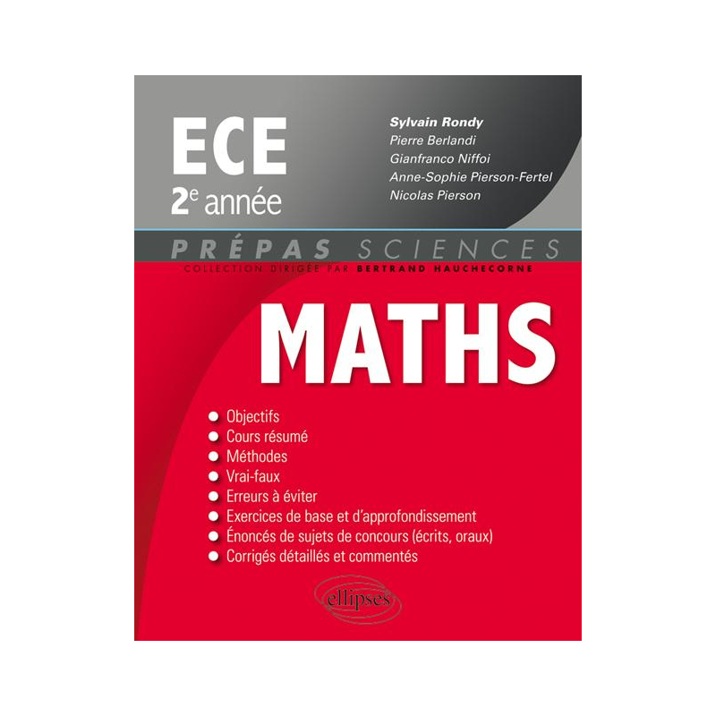 Mathématiques ECE 2e année