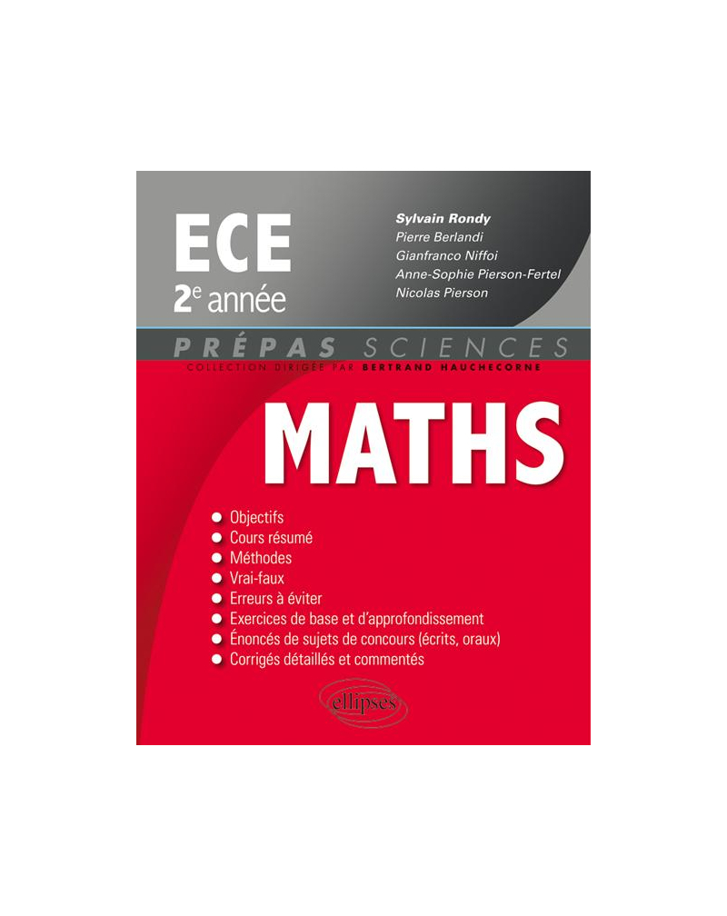 Mathématiques ECE 2e année