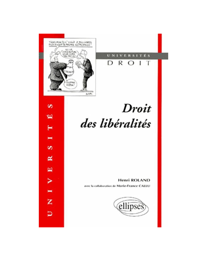 Droit des libéralités