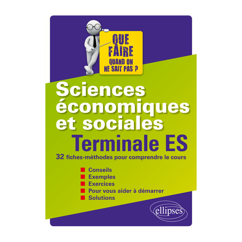 Sciences économiques et sociales - Terminale ES