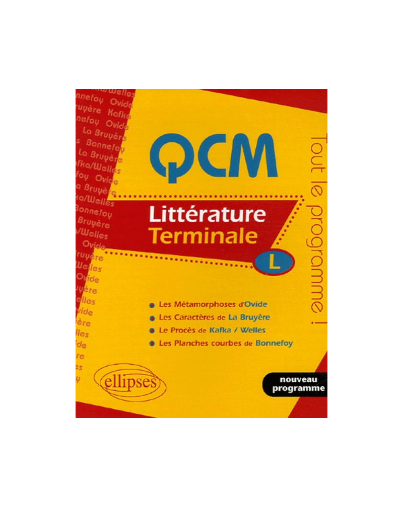 Littérature  - Terminale L