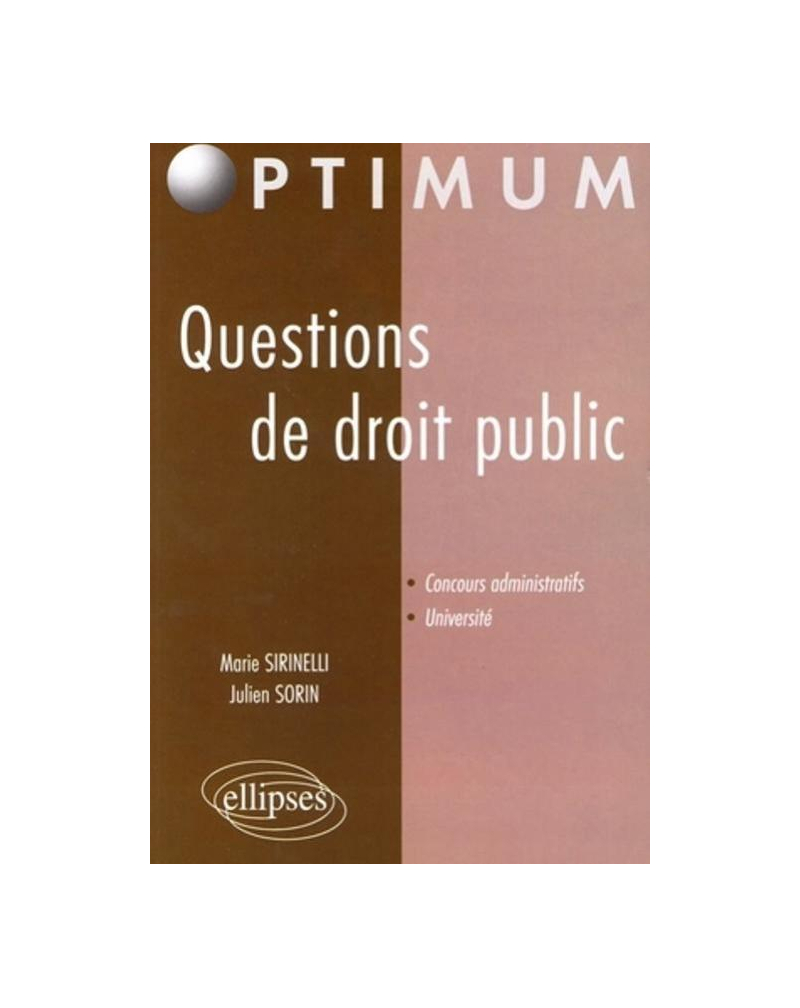 Questions de droit public