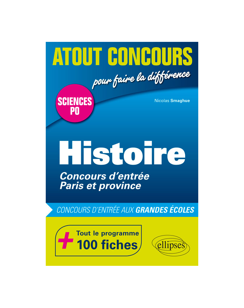 Histoire - Sciences Po - concours d'entrée Paris et province