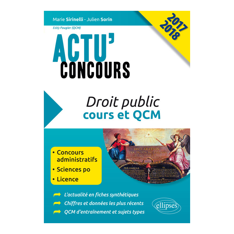 Droit public - cours et QCM - concours 2017-2018