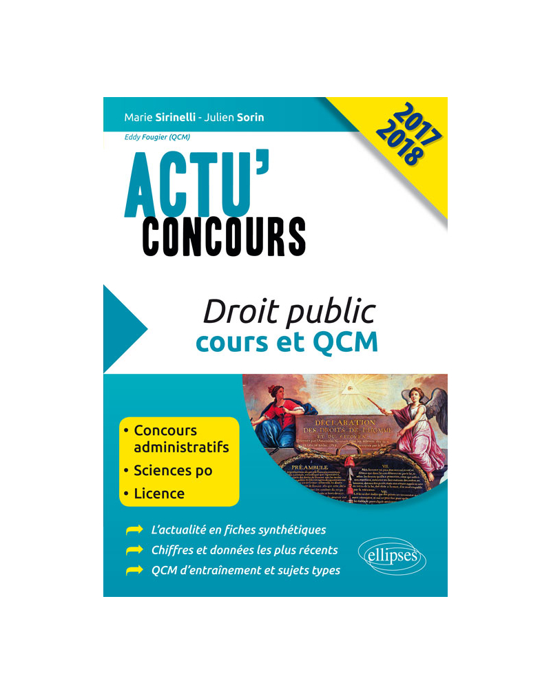 Droit public - cours et QCM - concours 2017-2018