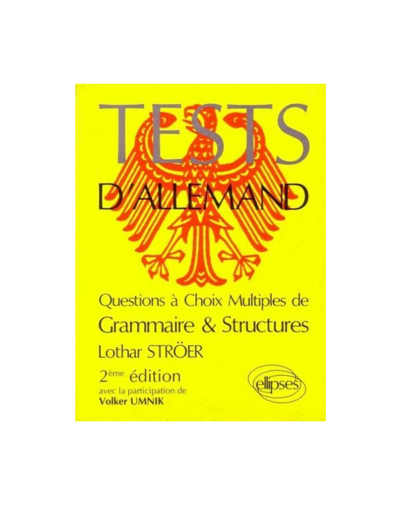 Tests d'allemand QCM grammaire et structures