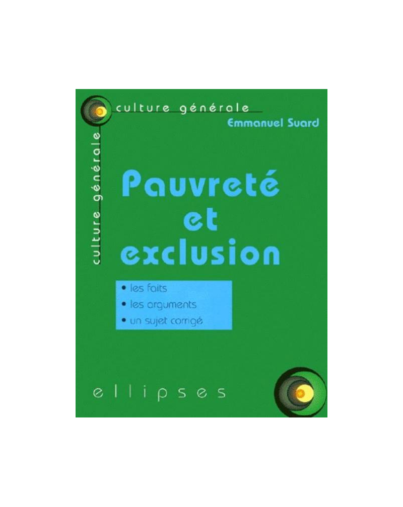 Pauvreté et exclusion