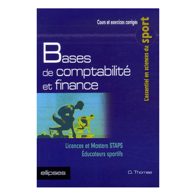 Bases de comptabilité et finance, Licences et Masters STAPS - Éducateurs sportifs
