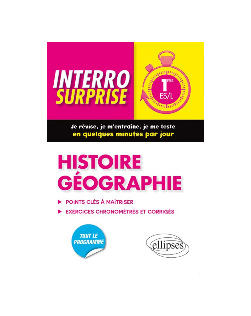 Histoire-Géographie - Premières L et ES