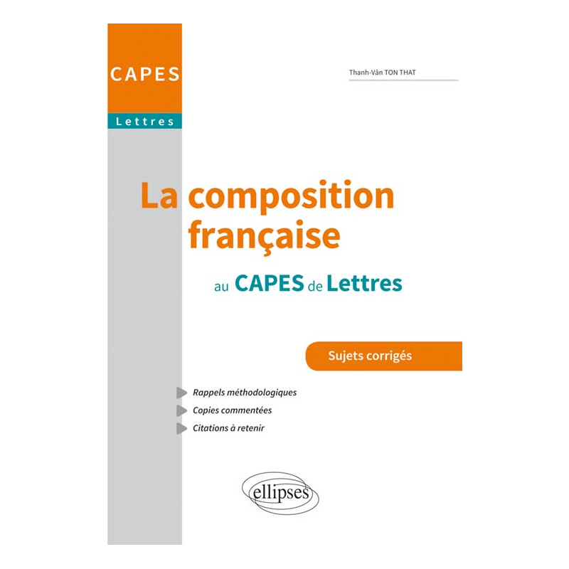 La Composition française au CAPES de lettres
