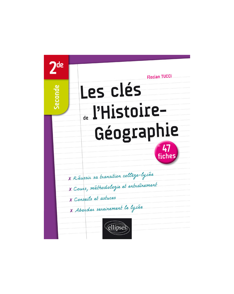 Les clés de l'Histoire-Géographie en 47 fiches - Seconde