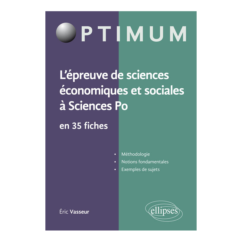 L'épreuve de sciences économiques et sociales à Sciences Po en 35 fiches