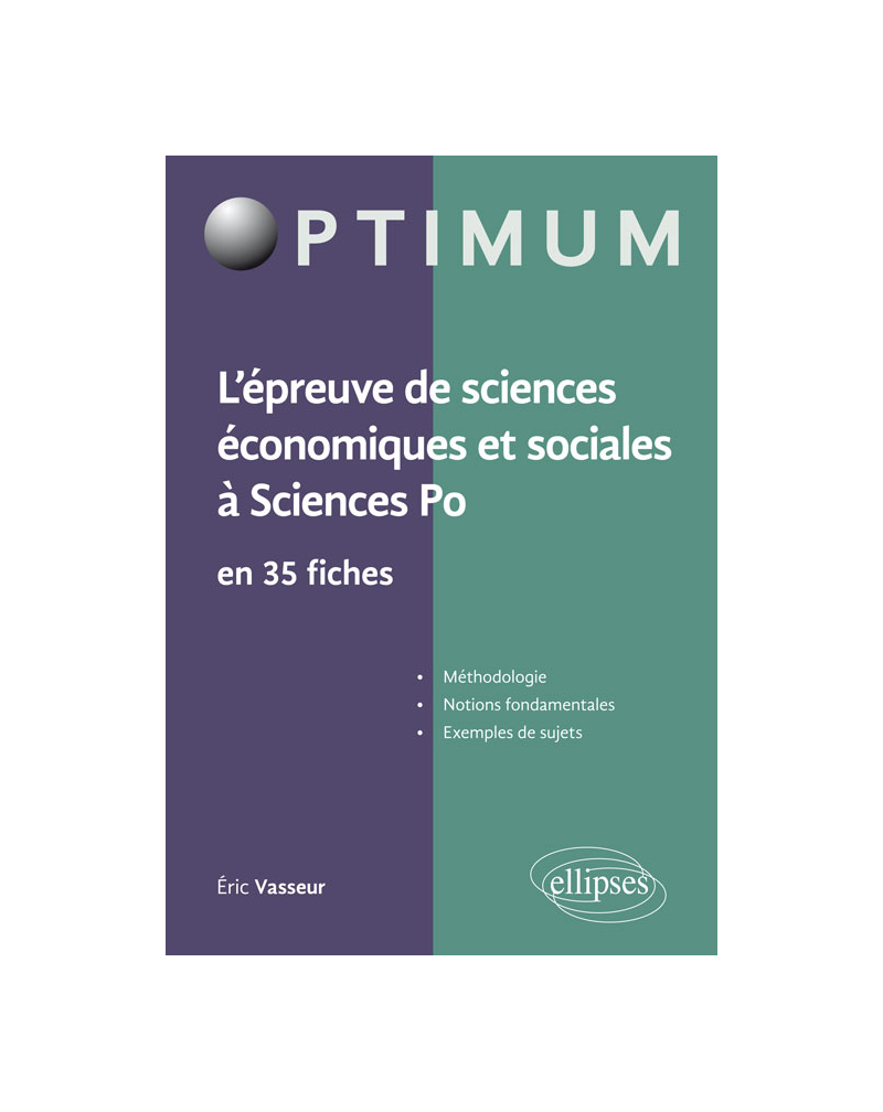 L'épreuve de sciences économiques et sociales à Sciences Po en 35 fiches