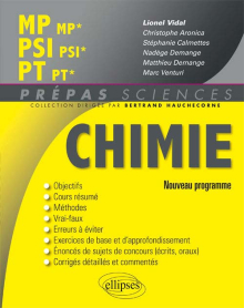 Chimie MP/MP* PSI/PSI* PT/PT* - nouveau programme 2014
