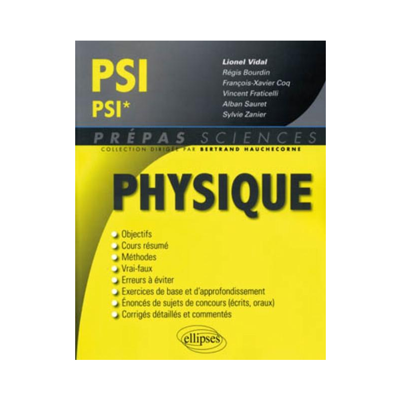 Physique PSI/PSI*