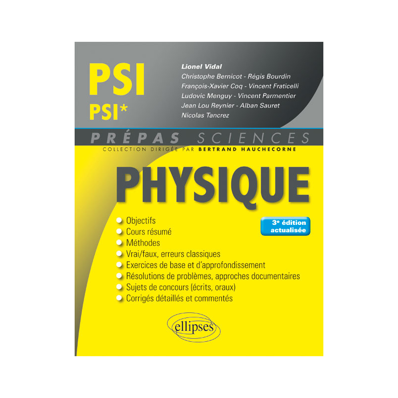 Physique PSI/PSI* - 3e édition actualisée