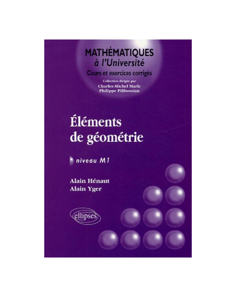 Eléments de géométrie - Niveau M1