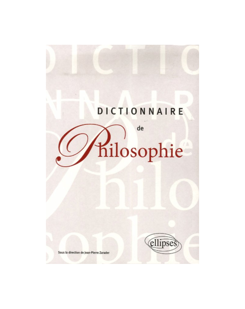 Dictionnaire de philosophie
