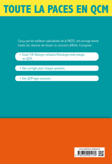 UE2 - Biologie cellulaire  - 500 QCM