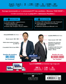 Le Manuel d'Entraînement du TAGE MAGE – 12 tests blancs + 1100 questions + 1100 vidéos – édition 2020 - 4e édition