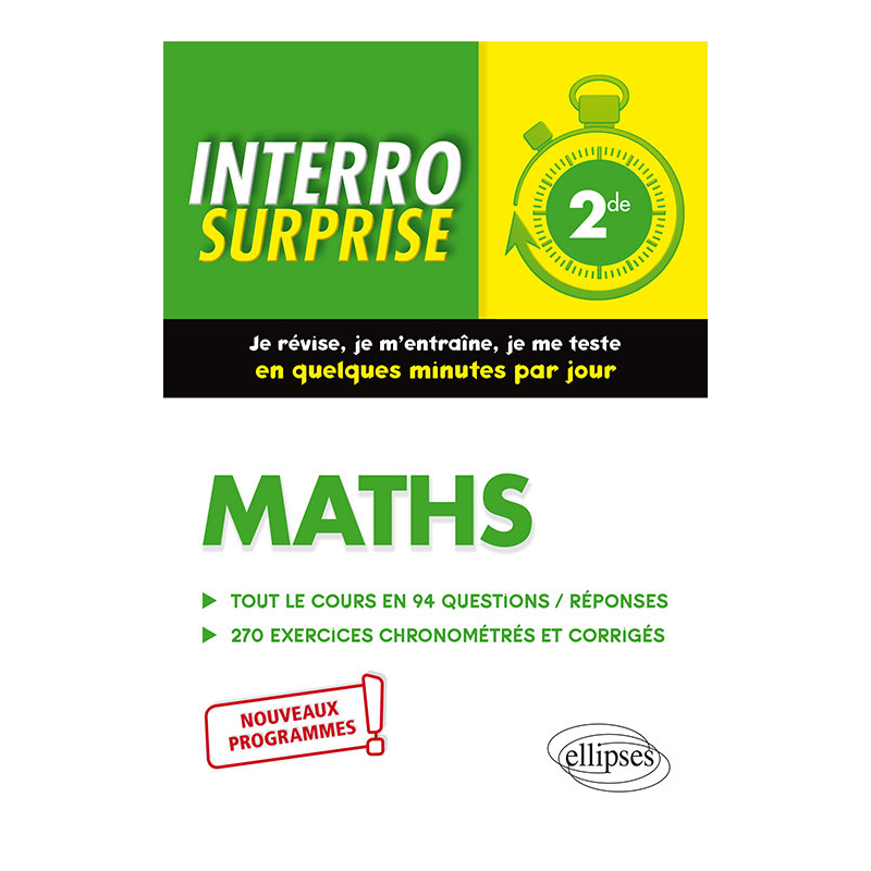 Maths - Seconde - Nouveaux programmes