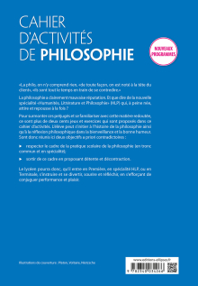 Cahier d'activités de philosophie. Première/Terminale. Nouveaux programmes.
