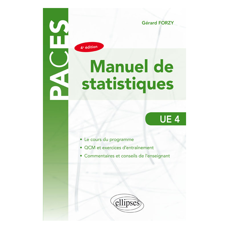 UE4 - Manuel de statistique - 4e édition
