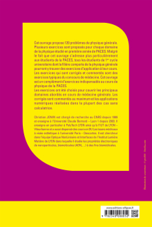 UE3 - 120 Exercices corrigés et commentés de Physique pour la PACES