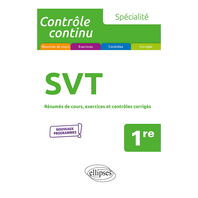 Spécialité SVT - Première - Nouveaux programmes