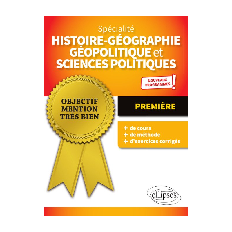 Spécialité Histoire-géographie, géopolitique et sciences politiques - Première - Nouveaux programmes