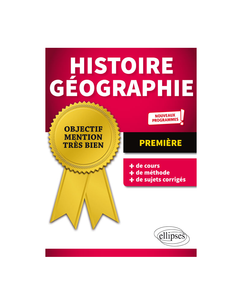 Histoire-géographie - Première - nouveaux programmes