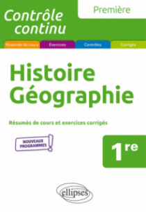Histoire-géographie - Première - nouveaux programmes