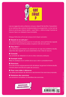 Français - Première nouveaux programmes