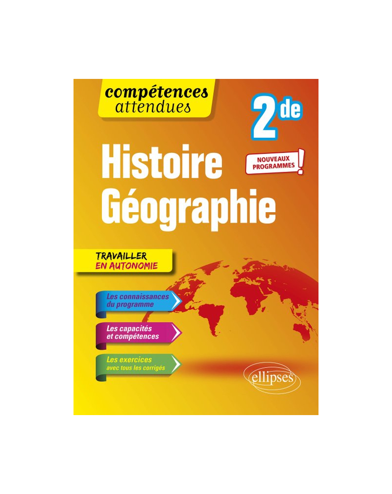 Histoire-géographie - Seconde - Nouveaux programmes