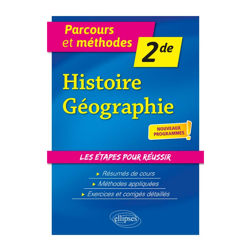 Histoire-Géographie - Seconde - nouveaux programmes
