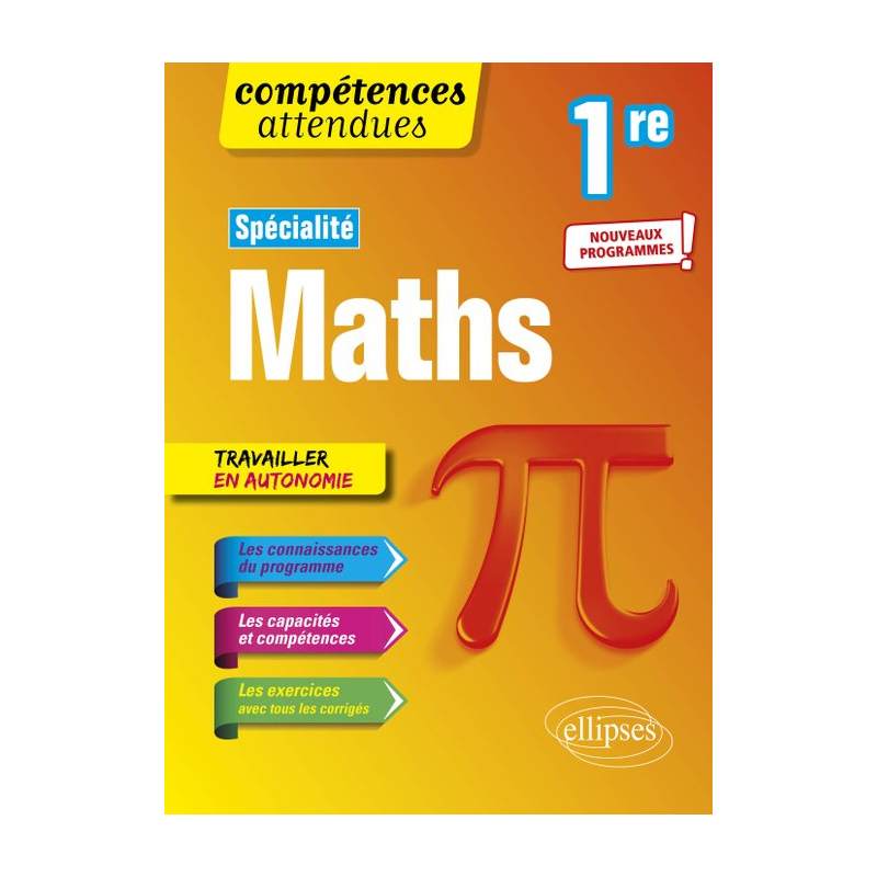 Spécialité Mathématiques - Première - nouveaux programmes