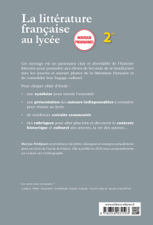 La littérature française au lycée. Seconde - nouveaux programmes