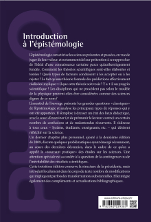 Introduction à l'épistémologie - 3e édition