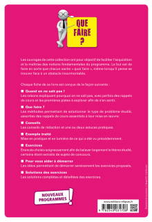 Français - Seconde nouveaux programmes