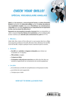 Check your Skills! Spécial vocabulaire anglais. Cahier d'activités pour réviser, s'entraîner, se perfectionner et jouer les détectives. A1-A2. (Collège. À partir de la 6e) (10-15 ans)