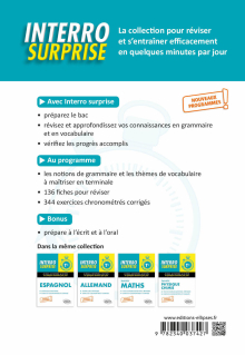 Anglais. Interro Surprise. Classe de Terminale. Nouveaux programmes