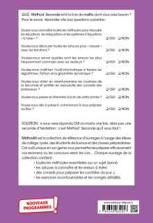 Mathématiques - Seconde - nouveaux programmes