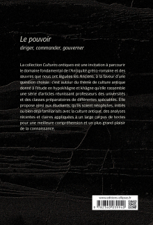 Cultures antiques. Le pouvoir. Diriger, commander, gouverner. Programme ENS 2021