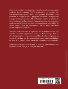 Petit lexique des termes musicaux. Nouvelle édition augmentée