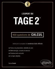 L'Expert du Tage 2® - 400 questions de calcul