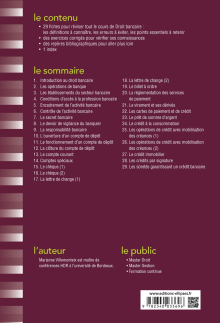 Fiches de Droit bancaire - 3e édition